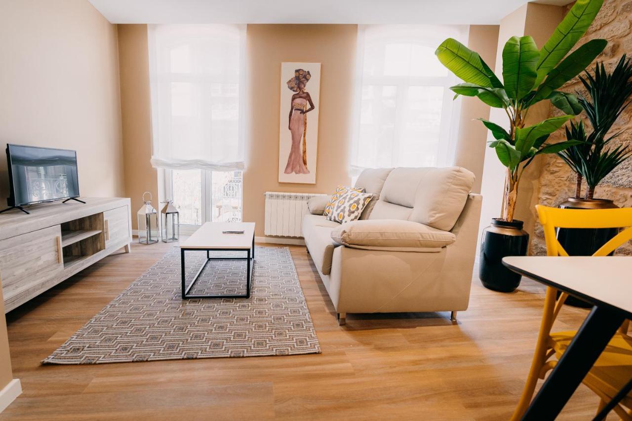 Apartamentos Rua Vella 칼다스 데 레이스 외부 사진