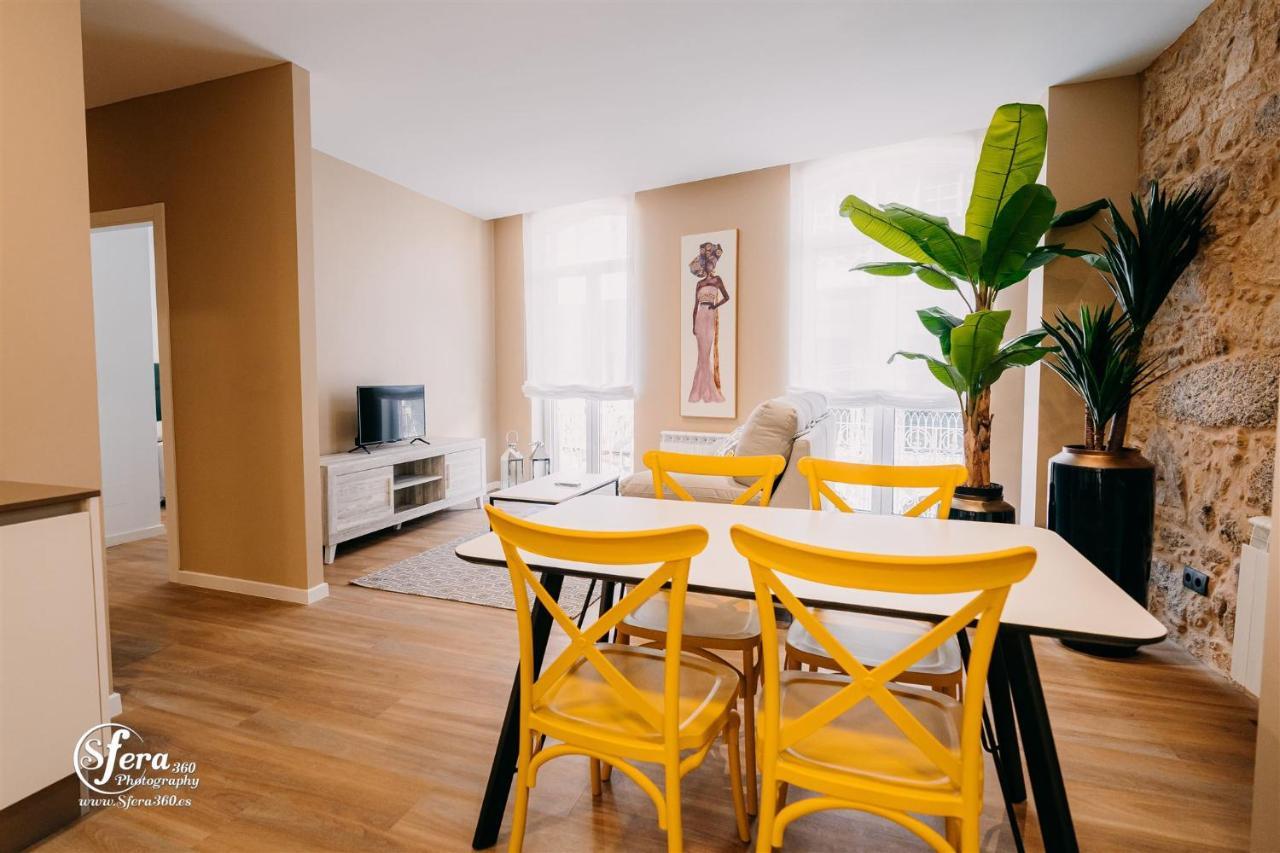 Apartamentos Rua Vella 칼다스 데 레이스 외부 사진