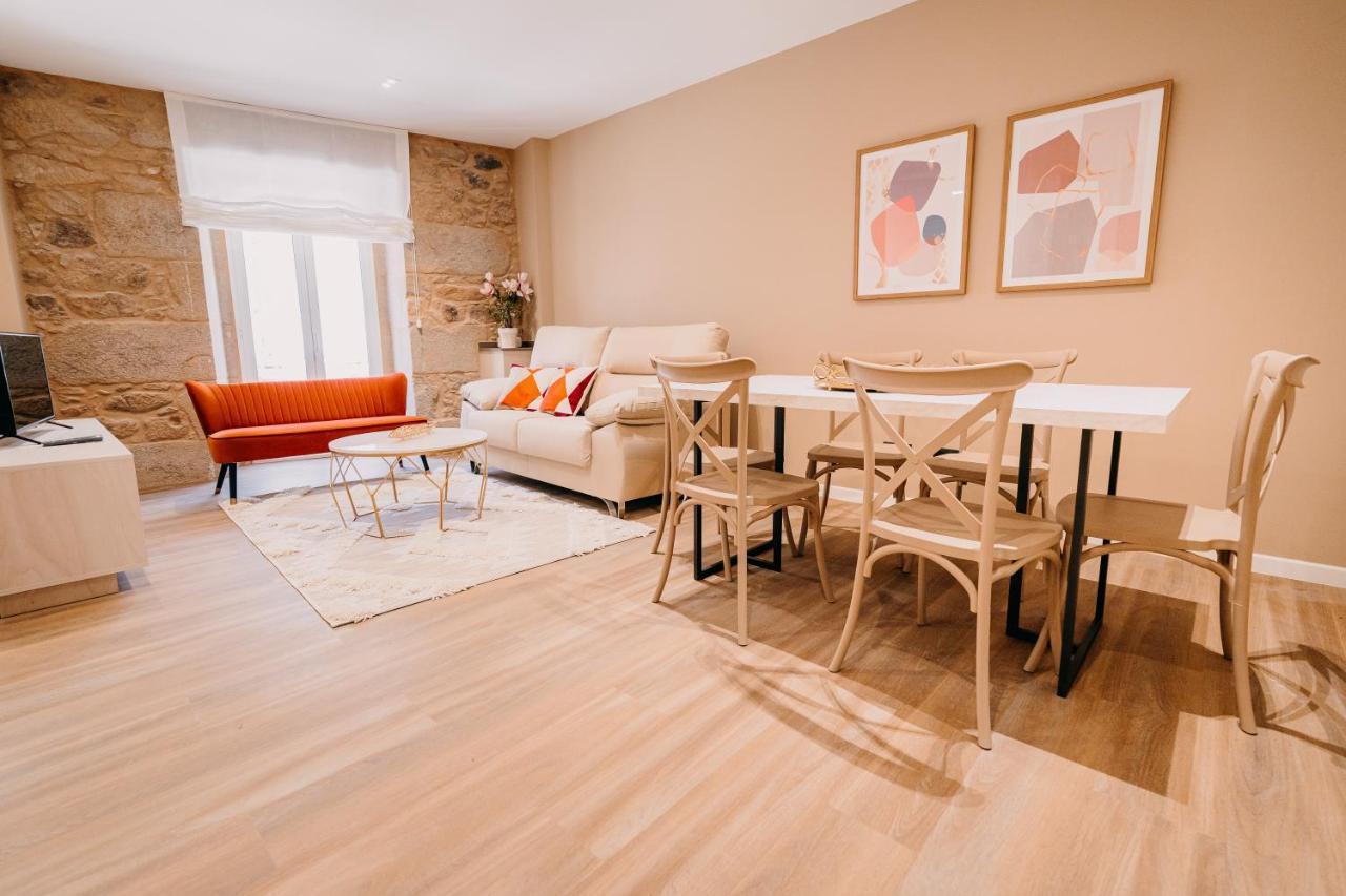 Apartamentos Rua Vella 칼다스 데 레이스 외부 사진